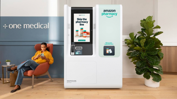 В США начали работать первые аптечные киоски компании Amazon В США начали работать первые аптечные киоски компании Amazon