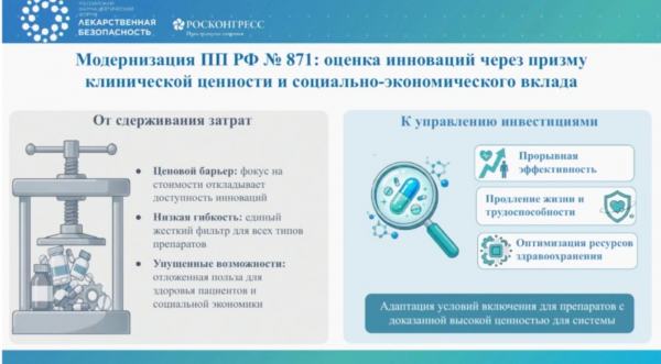 Участники ПМЭФ предложили расширить критерии оценки лекарств